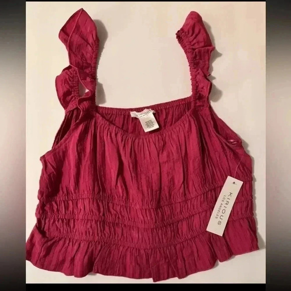 Kirious Tops - Kirious L/A Women’s Crop Top Size L Sleeveless NWT NEW